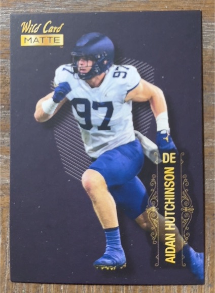 2022 Wild Card Matte #MB-2 Aidan Hutchinson — front