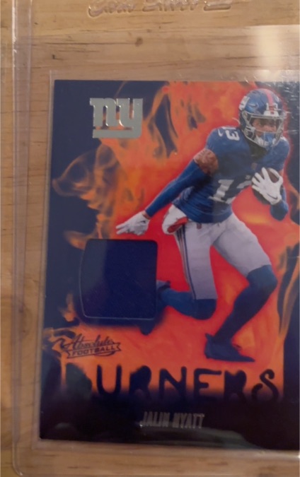 2024 Panini Absolute #AB-JHT Jalin Hyatt Burners Patch — front