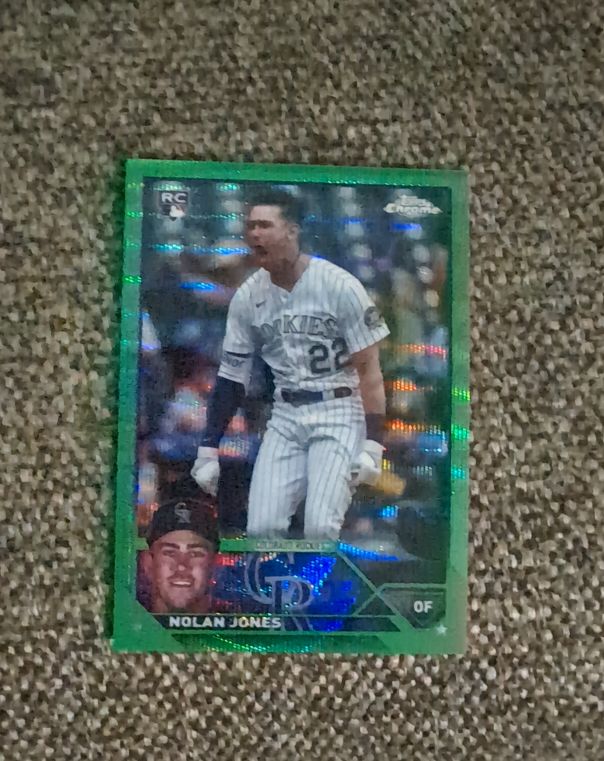 2023 Topps Chrome Update #USC178 Nolan Jones Rookie — front