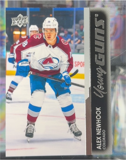 2021-22 Upper Deck Series 2 #461 Alex Newhook Young Guns — front
