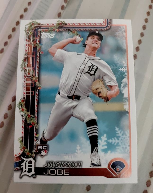2025 Topps Holiday #H160 Jackson Jobe — front