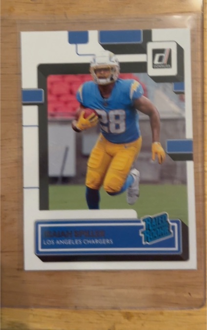 2022 Donruss #316 Isaiah Spiller — front