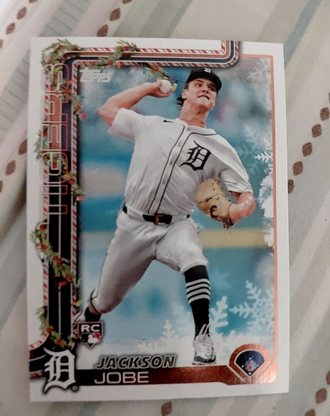 2025 Topps Holiday #H160 Jackson Jobe — front