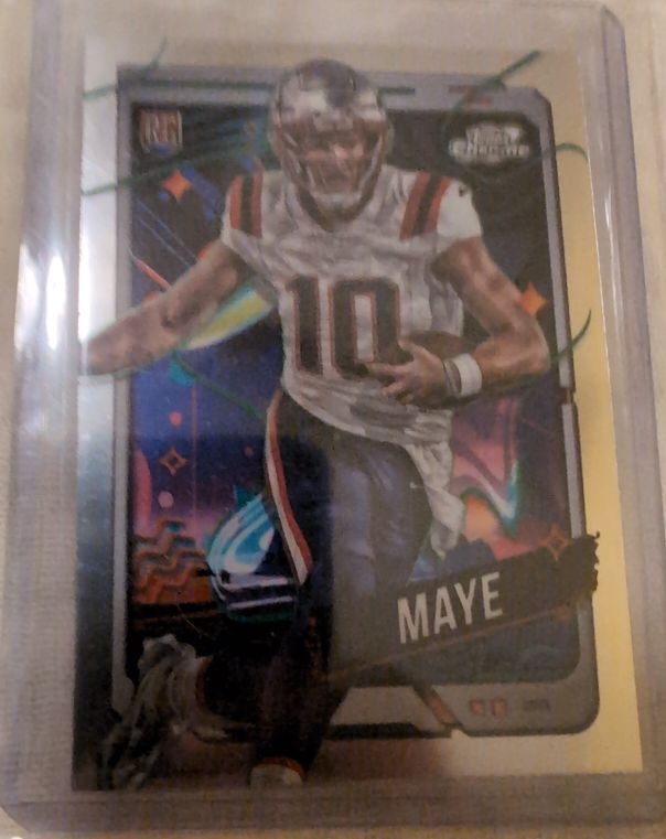 2024 Topps Chrome Cosmic #162 Drake Maye — front