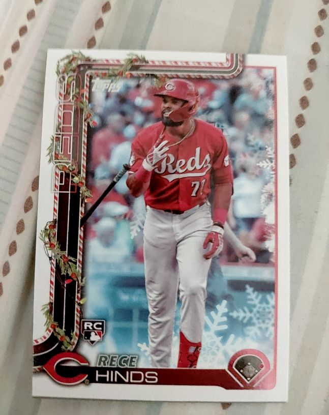 2025 Topps Holiday #H168 Rece Hinds — front