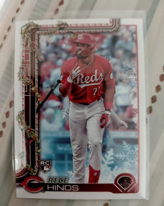 2025 Topps Holiday #H168 Rece Hinds — front