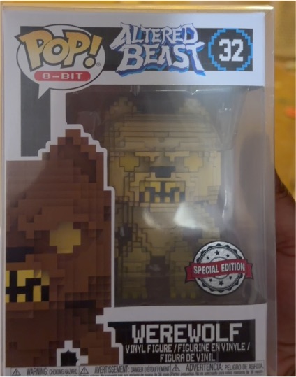 Funko Pop! 8-Bit Altered Beast #32 Werewolf — front