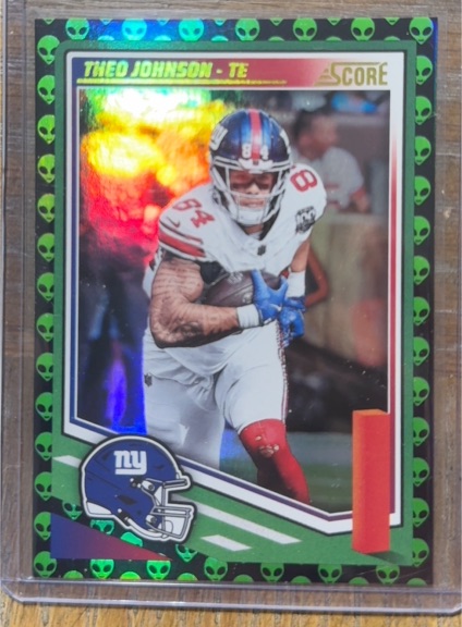 2025 Panini Score #192 Theo Johnson — front