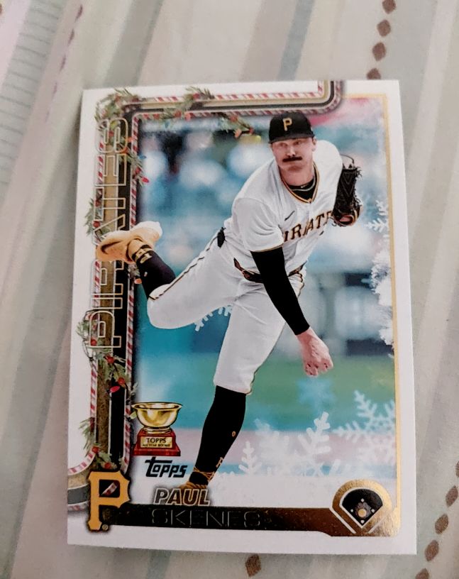 2025 Topps Holiday #H70 Paul Skenes — front