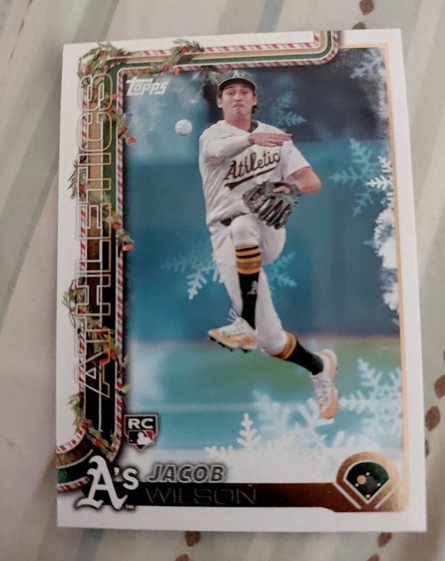 2025 Topps Holiday #H4 Jacob Wilson — front