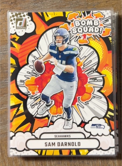 2025 Donruss Bomb Squad #BS-SDD Sam Darnold — front