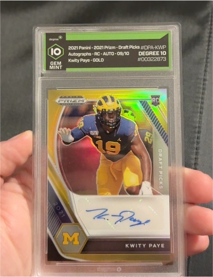 2021 Panini Prizm Draft Picks #DPA-KWP Kwity Paye — front