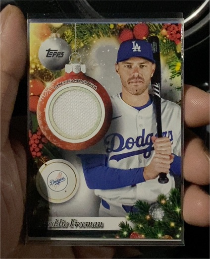 2025 Topps Holiday #PR-FF Freddie Freeman — front
