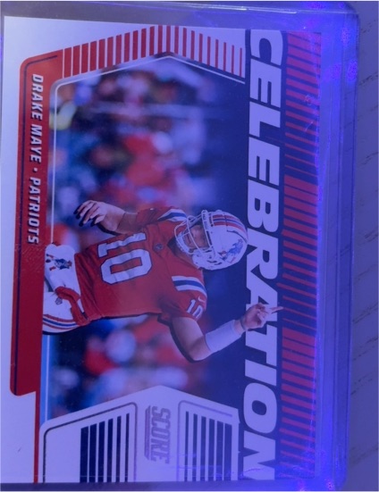 2025 Panini Score Celebration #C-DMA Drake Maye — front