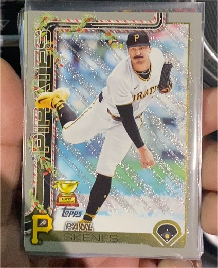 2025 Topps Holiday #H70 Paul Skenes — front