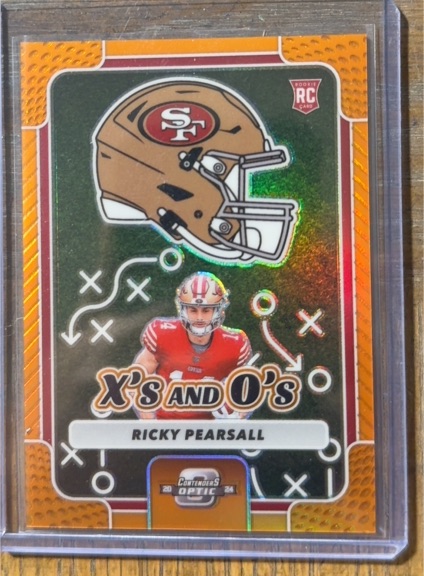 2024 Panini Contenders Optic #XO-RPL Ricky Pearsall X's and O's — front