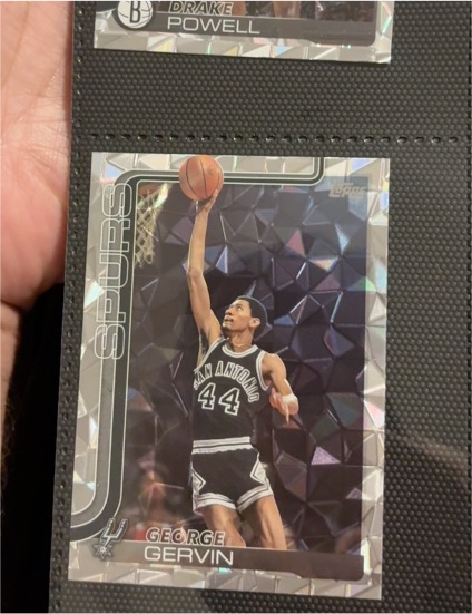 1991 Topps #100 George Gervin — front