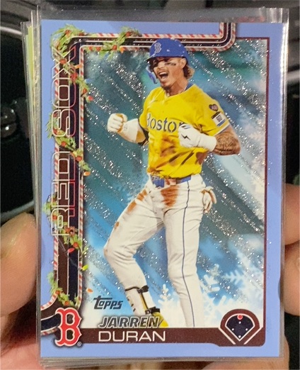 2025 Topps Holiday #H180 Jarren Duran — front