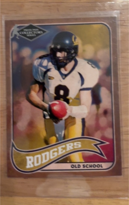 2005 Press Pass SE Old School #17 Aaron Rodgers — front