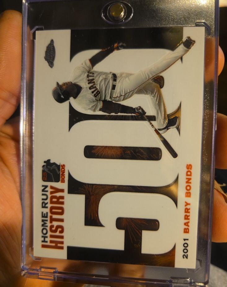 2001 Topps Home Run History #25 Barry Bonds — front