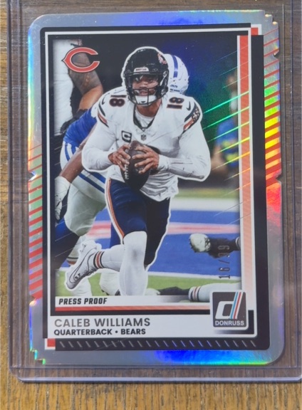 2025 Donruss #7 Caleb Williams — front