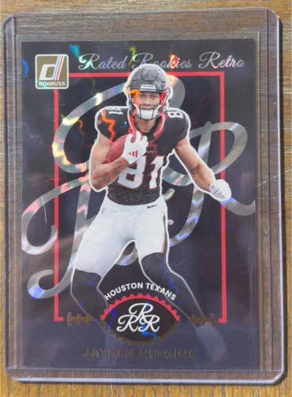2025 Donruss #8 Jayden Higgins — front