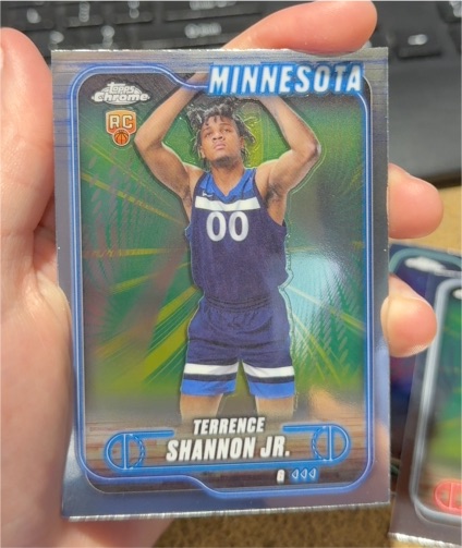 2024-25 Topps Chrome #105 Terrence Shannon Jr. — front