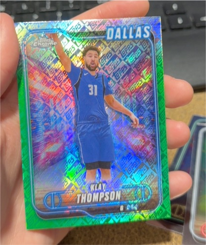 2024-25 Topps Chrome #178 Klay Thompson — front