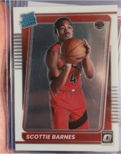 2021-22 Panini Donruss Optic #186 Scottie Barnes — front