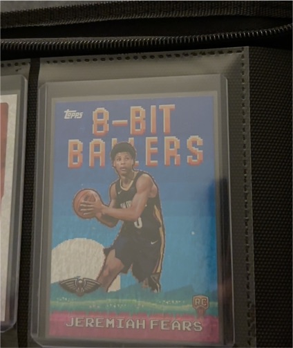 2025-26 Topps #8B-37 Jeremiah Fears 8-Bit Ballers Rookie — front