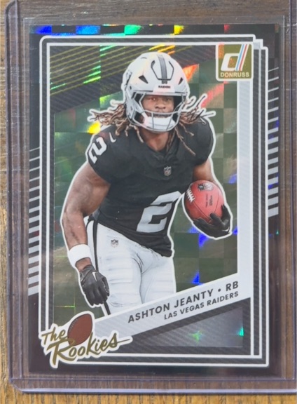 2025 Panini Donruss #7 Ashton Jeanty The Rookies — front