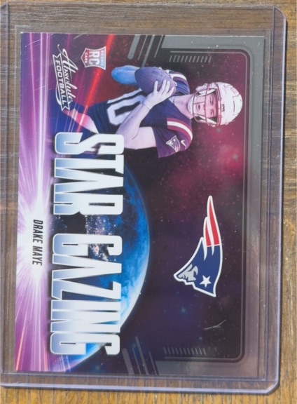 2024 Panini Absolute #SG-DME Drake Maye Star Gazing — front