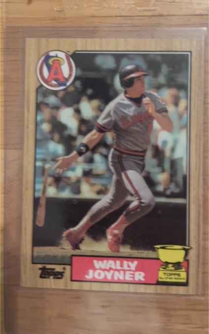 1987 Topps #80 Wally Joyner — front