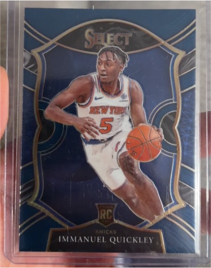 2020-21 Panini Select #85 Immanuel Quickley Concourse Rookie — front
