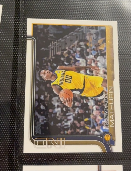 2025-26 Topps Basketball #IND Bennedict Mathurin — front