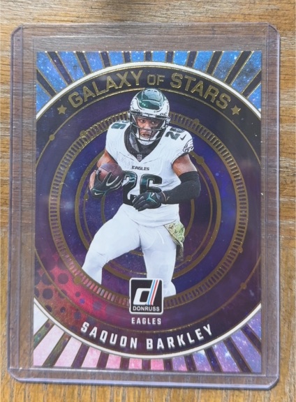 2024 Panini Donruss Galaxy of Stars #GOS-SBA Saquon Barkley — front