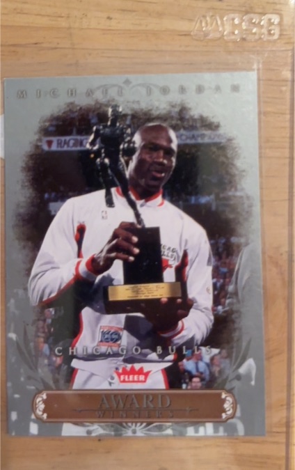 2007-08 Fleer #AW5 Michael Jordan Award Winners — front