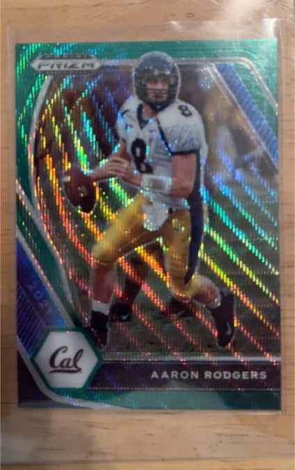 2021 Panini Prizm Draft Picks #15 Aaron Rodgers — front