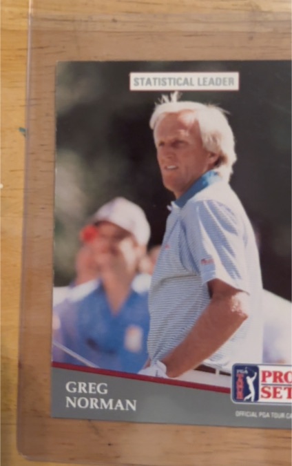 1991 Pro Set #276 Greg Norman — front
