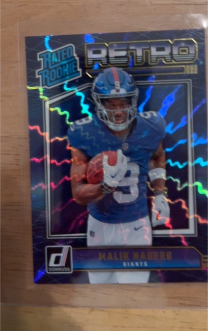 2024 Donruss #6 Malik Nabers Retro Rated Rookie — front