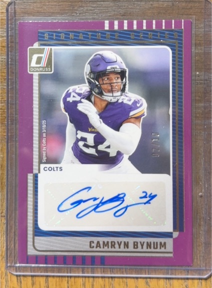 2025 Panini Donruss Signature Series #SS-CBM Camryn Bynum — front