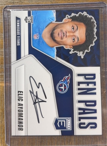 2025 Donruss Elite Pen Pals #PPEYO Elic Ayomanor — front