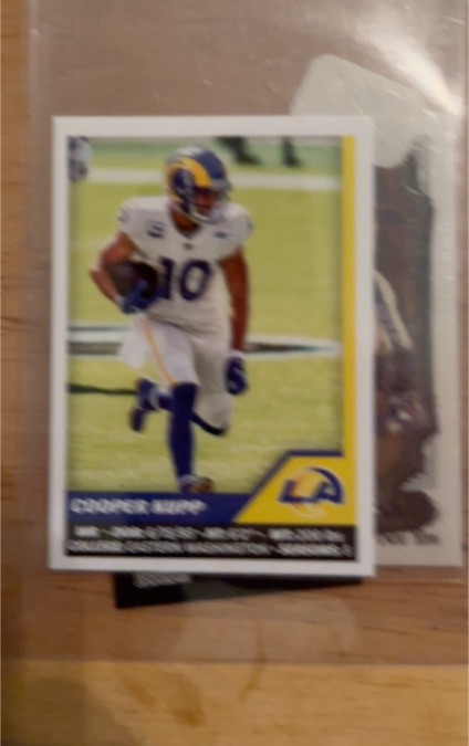 2021 Panini Sticker & Card Collection Cooper Kupp — front