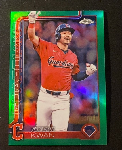 2025 Topps Chrome #202 Steven Kwan — front