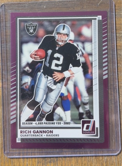 2025 Donruss #201 Rich Gannon — front