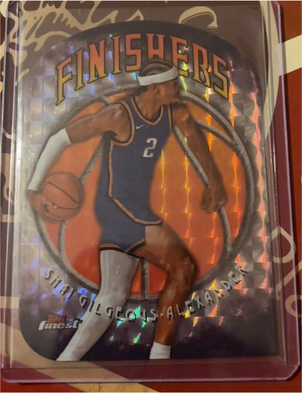 2024-25 Topps Finest #F-1 Shai Gilgeous-Alexander Finishers Die-Cut — front