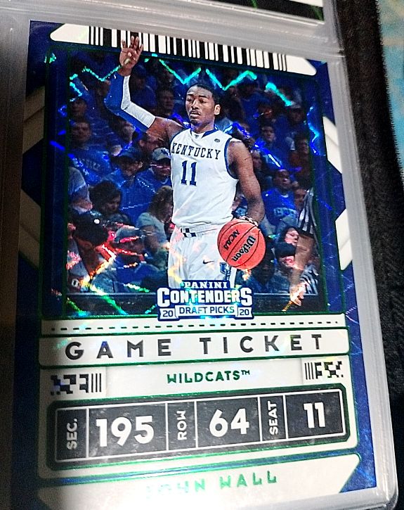 2020 Panini Contenders Draft Picks Game Ticket #11 John Wall — front