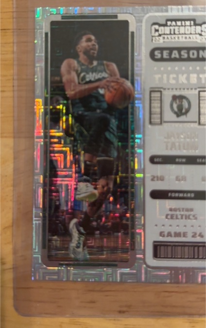 2022-23 Panini Contenders Season Ticket Mojo #10 Jayson Tatum — front