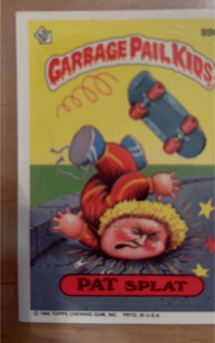 1986 Topps Garbage Pail Kids Series 3 #89b Pat Splat — front