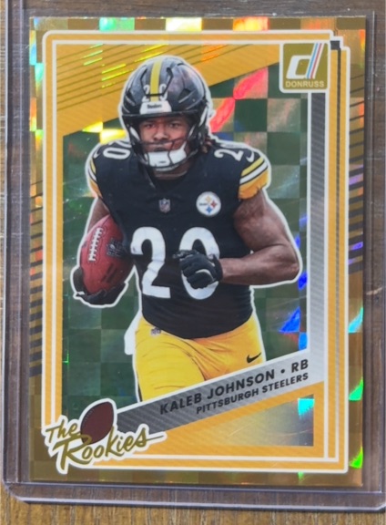 2025 Donruss #20 Kaleb Johnson The Rookies — front